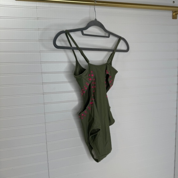 NWT Aerei Cut Out Full Coverage One Piece Swimsuit Small - Picture 4 of 7